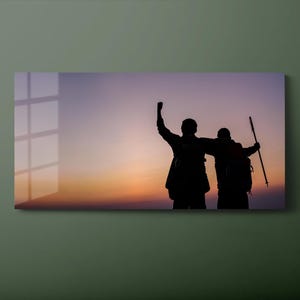 Impresión fotográfica personalizada en vidrio templado / Arte de pared personalizado / Regalo para el hogar y la oficina imagen 4