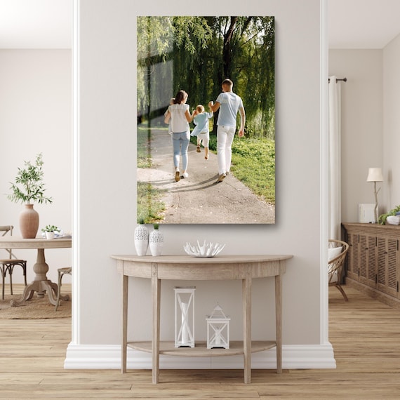 Custom Tempered Glass Photo Print | Personalized Wall Art | Gift for Home & Office