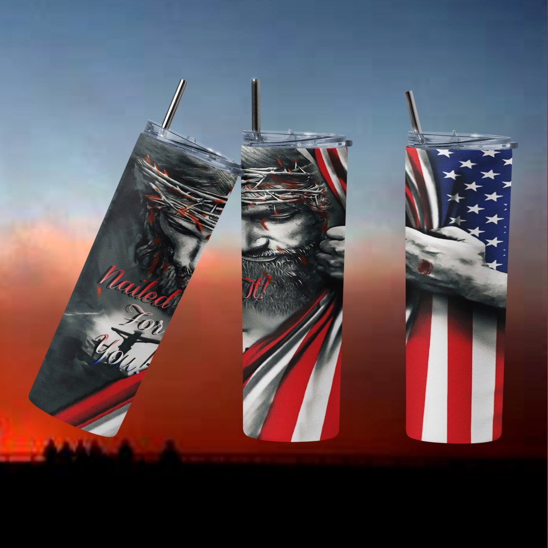 Christian Cross 20oz Skinny Tumbler Wrap / Tumbler Wrap Sublimation ...