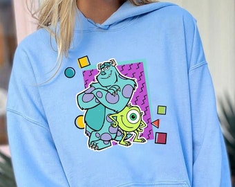 Monster Inc Sweatshirt, Monster Inc Hoodie, Monsters University Sweatshirt,  Sullivan and Mike, Pixar hoodie, Disney Sweatshirt, Disneyland