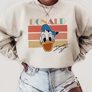Donald Duck Sweatshirt, Donald Duck Hoodie, Disney Sweatshirt, Disney Hoodie, Disney World Sweatshirt, Donald Family Shirt bild 1