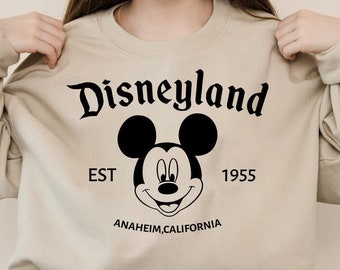 Retro Mickey Disney Sweatshirt, Mickey Disneyland Sweatshirt, Mickey Mouse Hoodie, Disneyland Hoodie, Cute Mickey Hoodie, Disney Hoodie