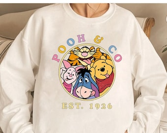 Vintage Winnie The Pooh Sweatshirt, Pooh & Co 1926 Sweatshirts, Winnie The Pooh Hoodie, Vintage Pooh Sweatshirt, Pooh And Friend
