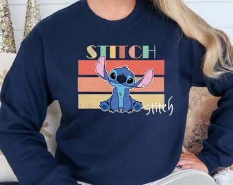 Stitch Sweatshirt, Stitch Hoodie, Disney Stitch Hoodie, Lilo And Stitch, Disney Movie Sweatshirt, Ohana Means Family Shirt, Gift