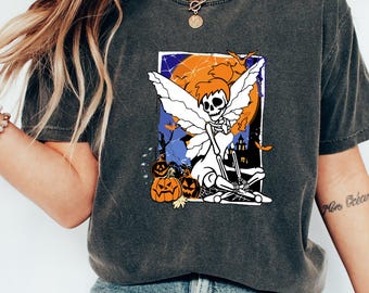 Disney Peter Pan Tinker Bell Skeleton FE1193 Holiday Trip Unisex T-shirt, Sweatshirt, Family Birthday Gift Adult Kid Toddler Tee