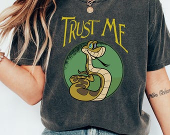 Funny Kaa Trust Me Snake Vintage_E1128 Holiday Trip Unisex T-shirt, Sweatshirt, Family Birthday Gift Adult Kid Toddler Tee