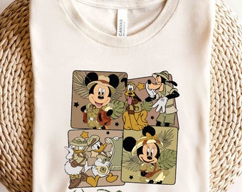 Mickey Mouse and Friends Animal Kingdom WS1168 Magic Kingdom Holiday Trip Unisex T-shirt, Sweatshirt, Family Birthday Gift Adult Kid Toddler