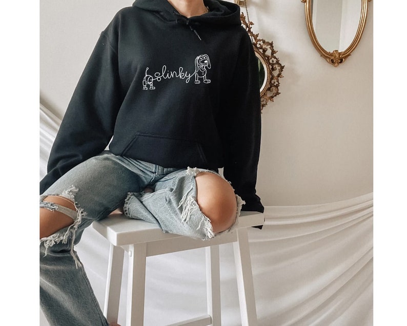 Toy Story Slinky Dog Sweatshirt,Toy Story Sweatshirt, Mickey Ears Slinky Dog, Disney Birthday Gift, You've Got Friend in Me, Magic Kingdom image 6