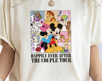 Divertida camiseta unisex de viaje de vacaciones FE1337 con la frase "Felices para siempre" para parejas, sudadera, regalo de cumpleaños familiar, camiseta para adultos y niños pequeños