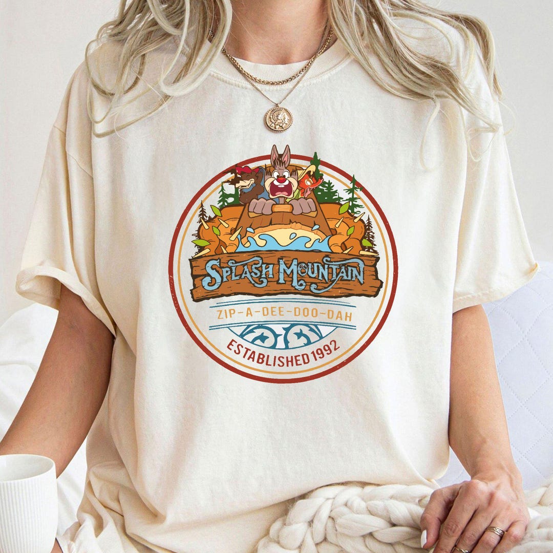 Disney Splash Mountain Zip A Dee Doo Dah 1992_E1089 Holiday Trip Unisex ...