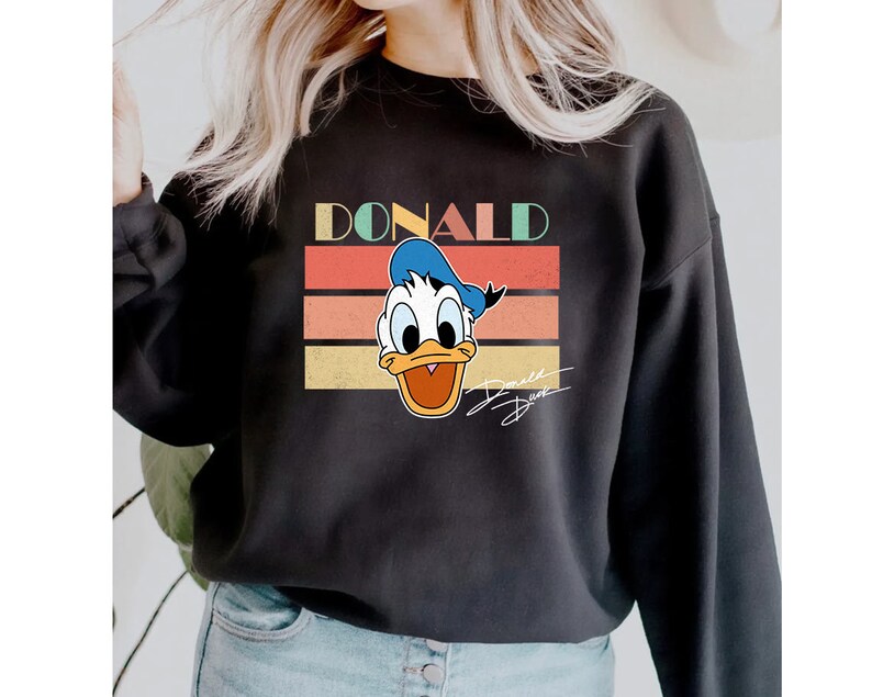 Donald Duck Sweatshirt, Donald Duck Hoodie, Disney Sweatshirt, Disney Hoodie, Disney World Sweatshirt, Donald Family Shirt bild 7