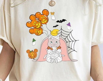 Dumbo Baby Elephant Mummy WS1072 Magic Kingdom Holiday Trip Unisex T-shirt, Sweatshirt, Family Birthday Gift Adult Kid Toddler Tee
