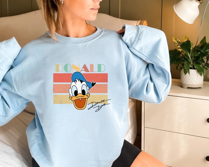 Donald Duck Sweatshirt, Donald Duck Hoodie, Disney Sweatshirt, Disney Hoodie, Disney World Sweatshirt, Donald Family Shirt bild 4