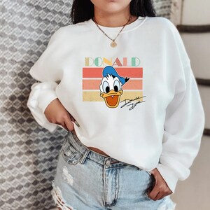 Donald Duck Sweatshirt, Donald Duck Hoodie, Disney Sweatshirt, Disney Hoodie, Disney World Sweatshirt, Donald Family Shirt bild 3