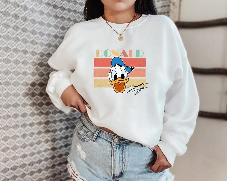 Donald Duck Sweatshirt, Donald Duck Hoodie, Disney Sweatshirt, Disney Hoodie, Disney World Sweatshirt, Donald Family Shirt bild 3