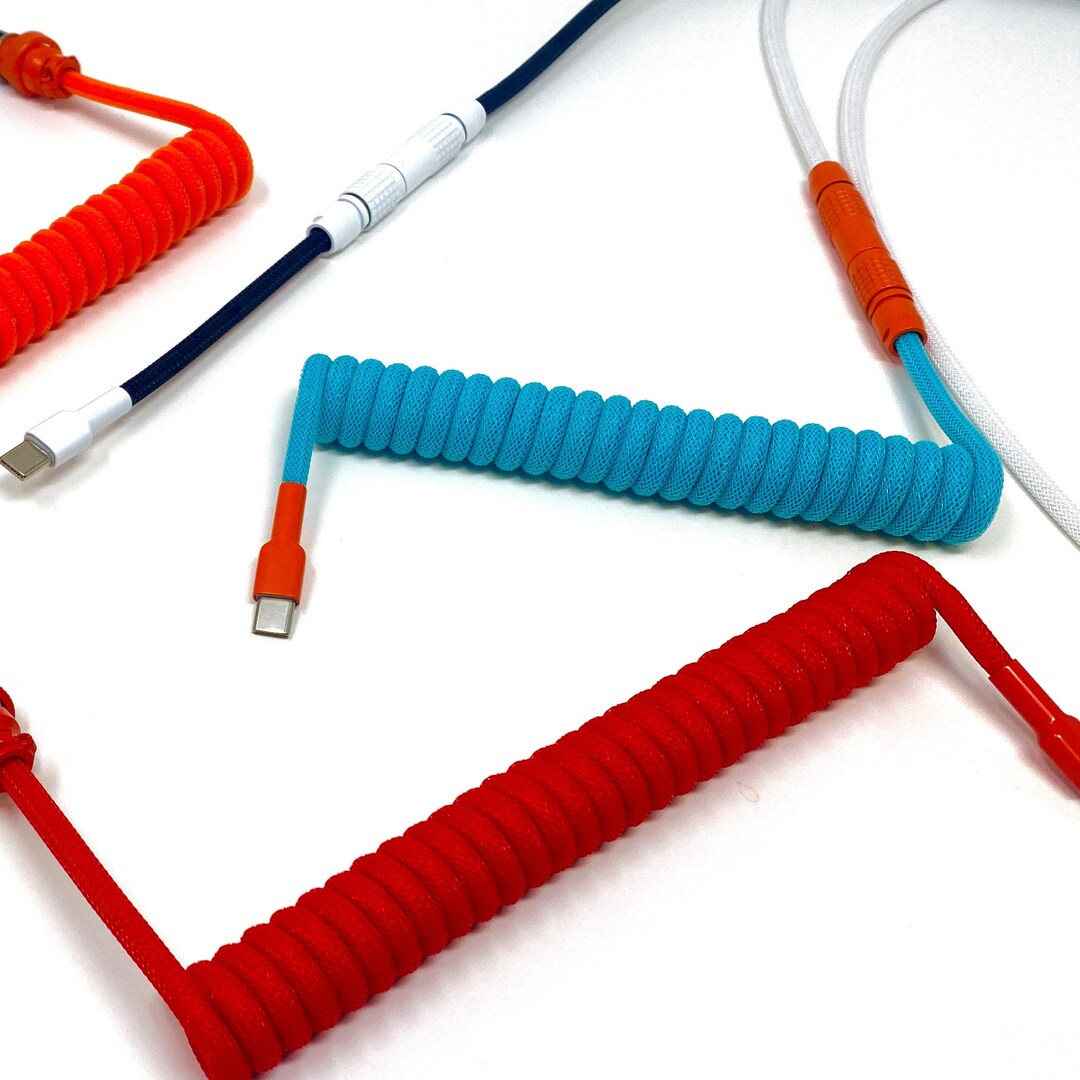 Custom Lemo Cable Mechanical Keyboard Cable Coiled or Etsy