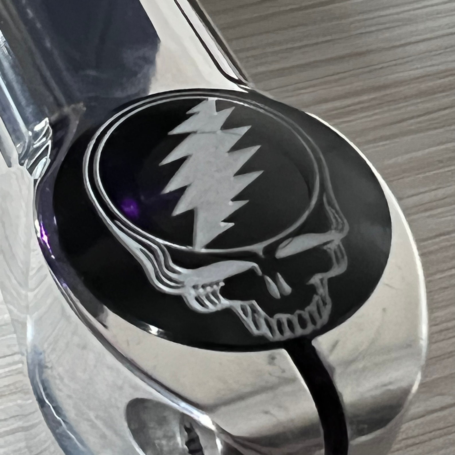 Steal Your Face Grateful Dead Bicycle Stem Top Cap Etsy