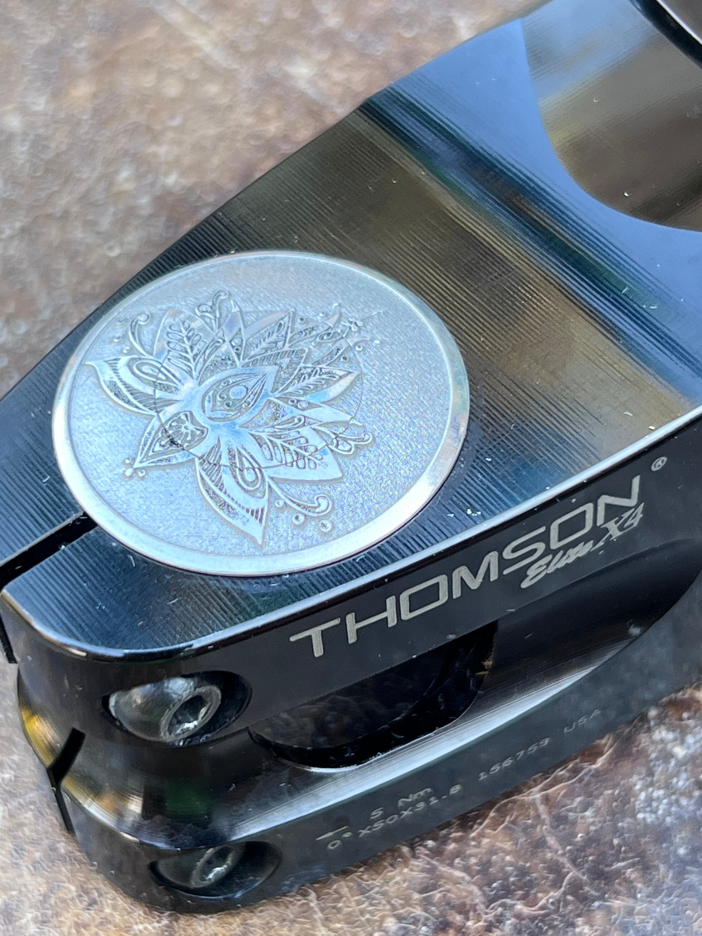 Lotus Bicycle Stem Top Cap Etsy