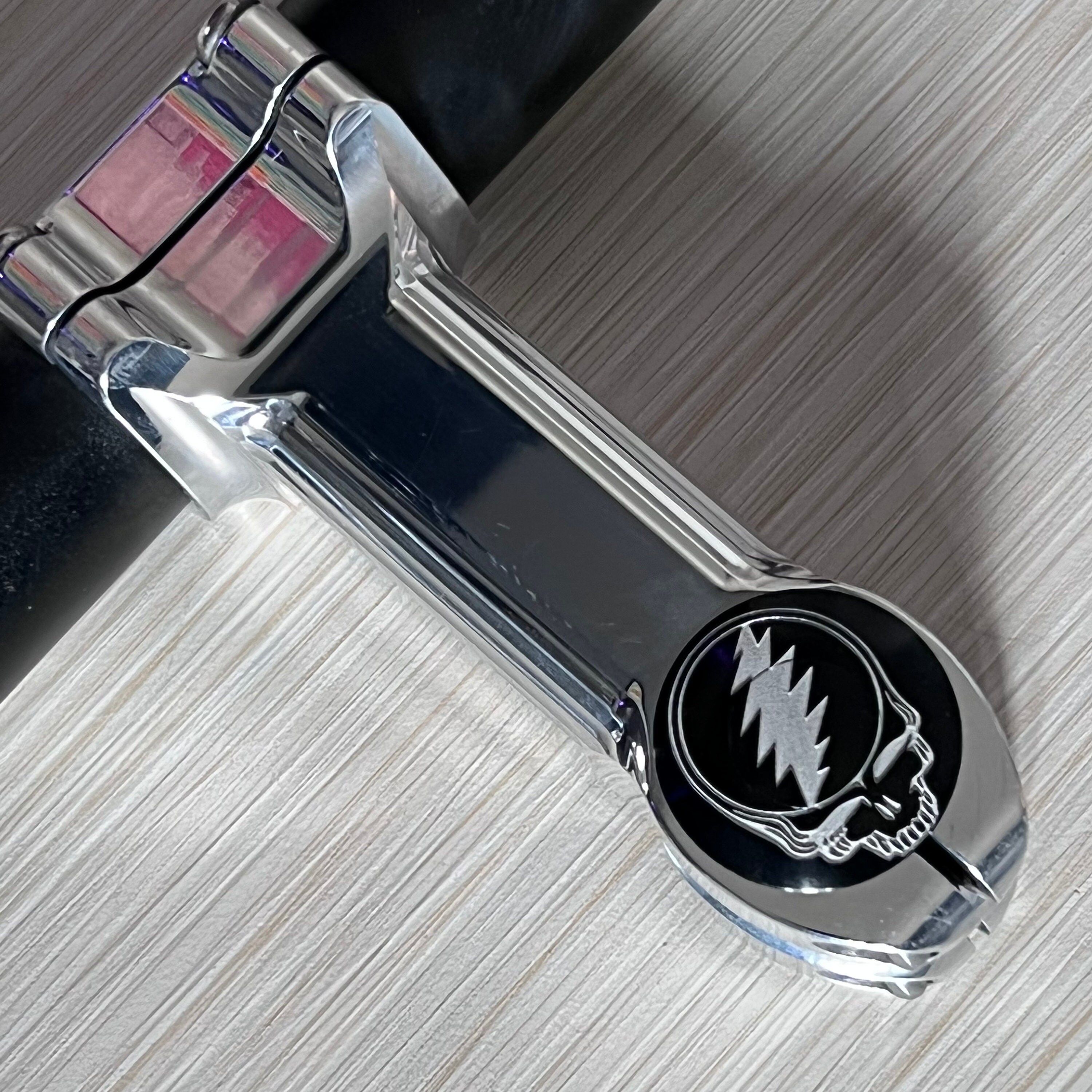 Steal Your Face Grateful Dead Bicycle Stem Top Cap Etsy