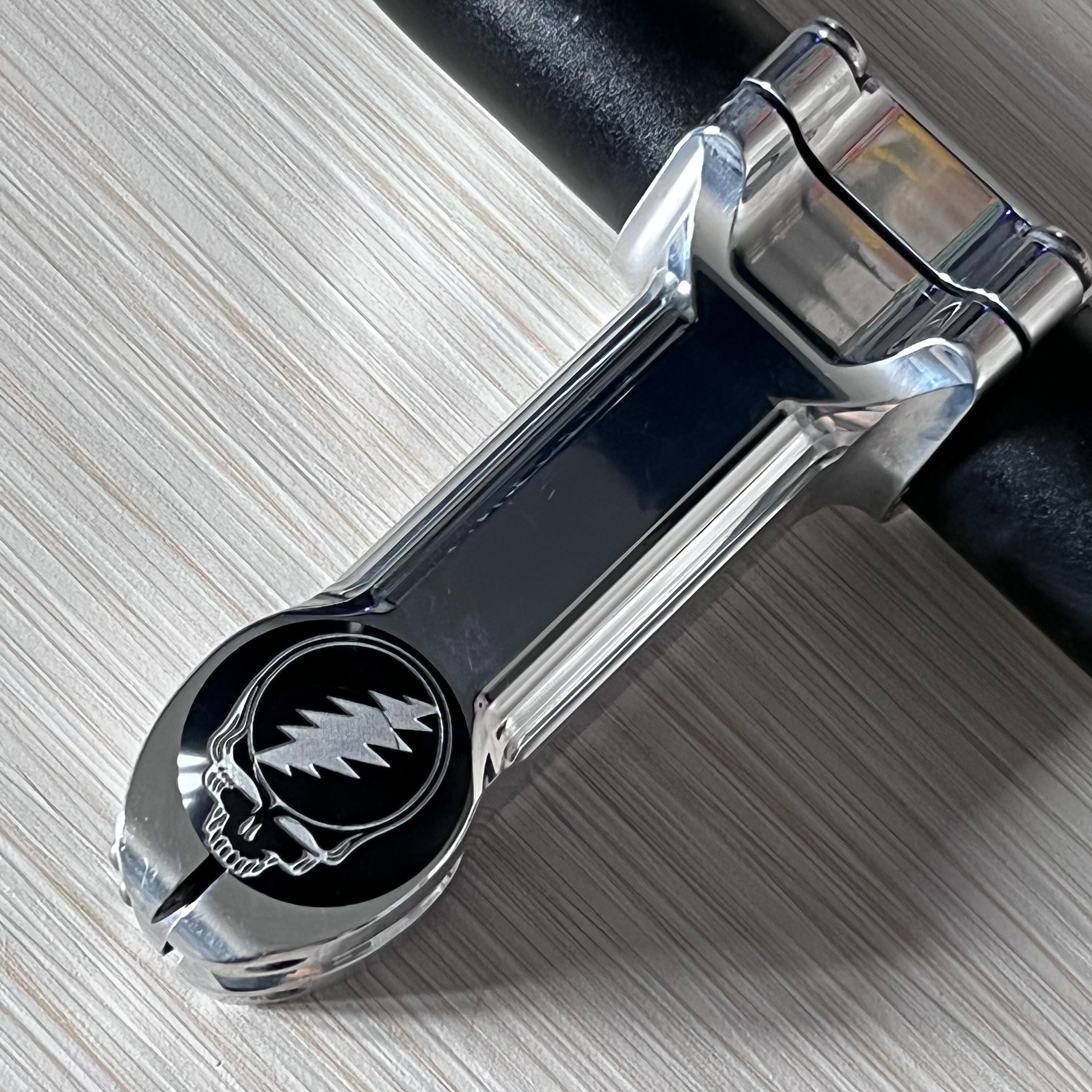 Steal Your Face Grateful Dead Bicycle Stem Top Cap Etsy