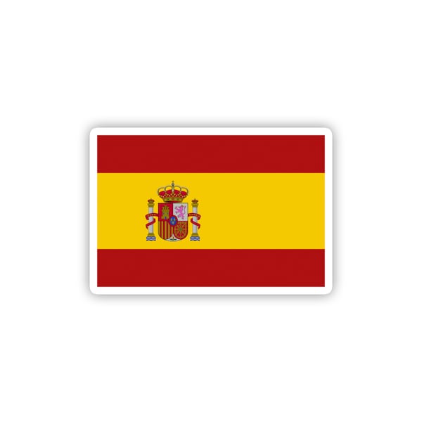 Spain, Spanish flag sticker