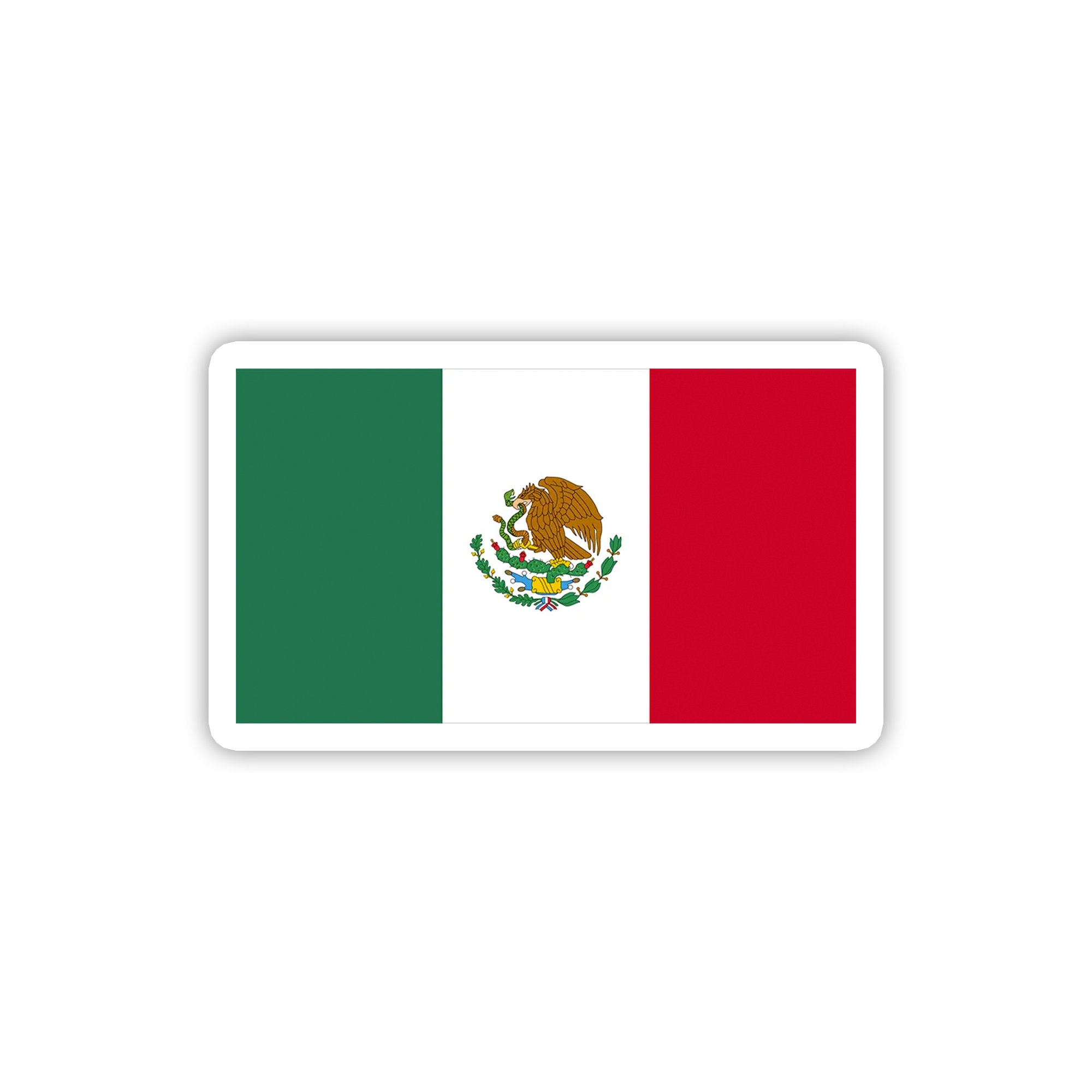 Augwed 30 Pcs Stickers Mexico Flag Decals Gift Tags Mexico Stickers Country  Souvenir Decorations Stickers for Water Bottles Laptop Envelope Seals
