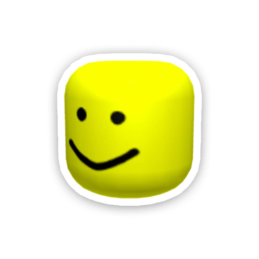 Roblox Bighead Sticker - Etsy