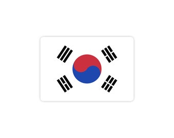 Korean flag sticker