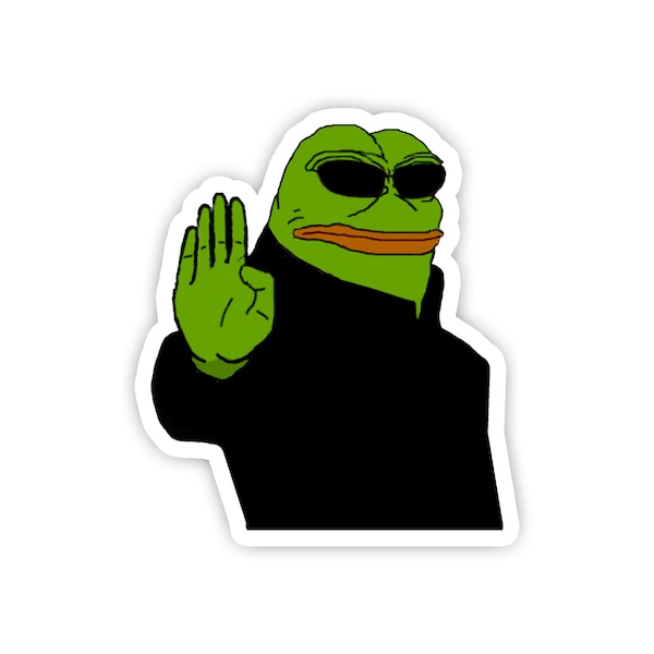 Neo Matrix Pepe sticker