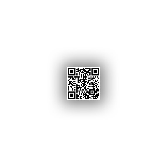 rick roll qr code square sticker