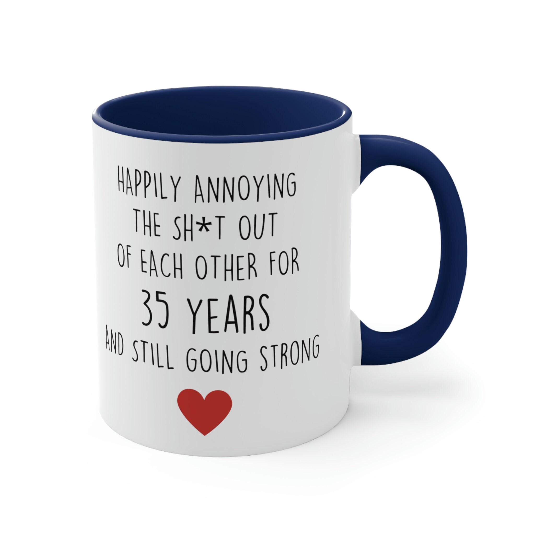 35th Anniversary Mug, 35th Wedding Anniversary Gifts for Couples 35 ...