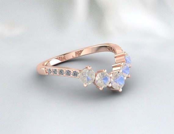 Blue fire 14k wedding best sale band