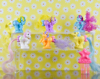 Pièces de rechange vintage G1 My Little Pony Petit queue de cheval queue de cheval