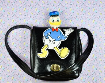 Einzigartige Vintage Donald Duck Handtasche von Disney Produktionen