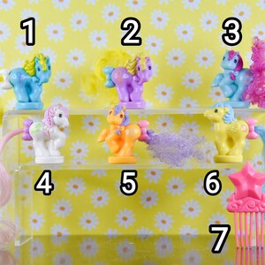 Ersatzteile Vintage G1 My little Pony petit Pony Tail Pferdeschwanz Bild 2