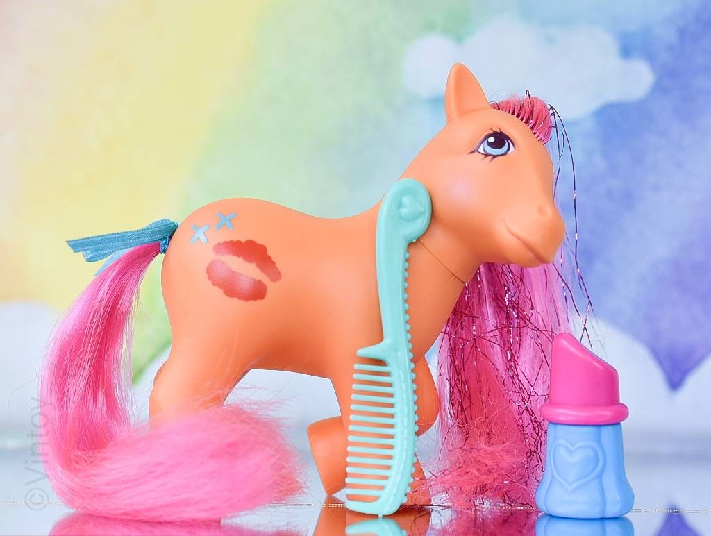 Mlp Using Comb Vintage MLP My Little Pony G1 Candy Kisses Complete! Including Comb and ...