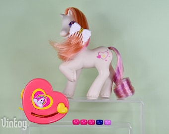 Vintage My Little Pony G2 Magic Fantasy Hair White Pearl EURO almost complete with all accessories