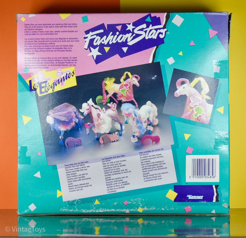 MIB NIB NRFB Fashion Star Fillies Feelin' Fancy Darci chevaux vintage par Kenner image 2