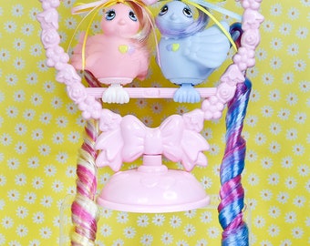 Rare Fairy Tails Playset Love Bird pair Lovebirds