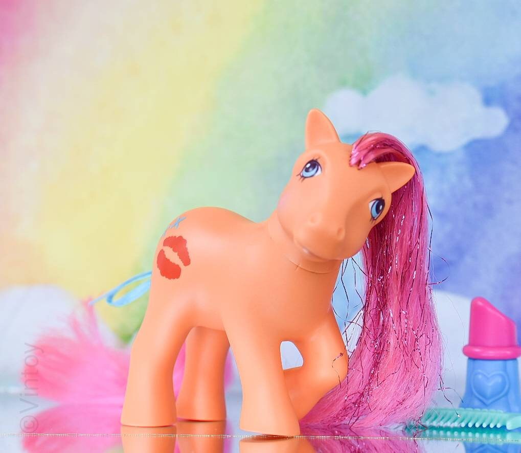 Mlp Using Comb Vintage MLP My Little Pony G1 Candy Kisses Complete! Including Comb and ...