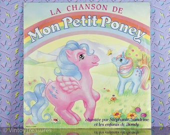 My Little Pony G1 Vinyl-Schallplatte French France Firefly