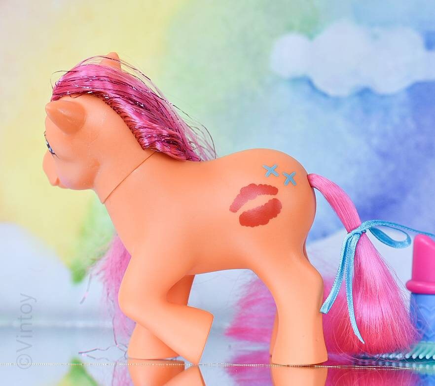 Mlp Using Comb Vintage MLP My Little Pony G1 Candy Kisses Complete! Including Comb and ...