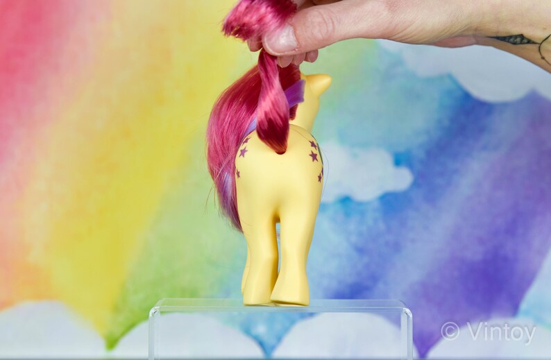 Vintage My Little Pony G1 Moondancer Italien Gelb Variante IV Bild 6