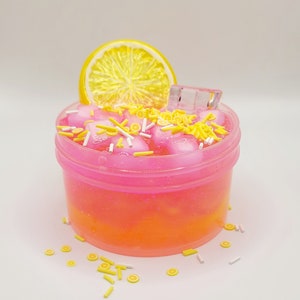 Iced Lemonade Jelly Cube Slime
