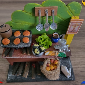 Handmade Mini Colombian Kitchen + Free Gift