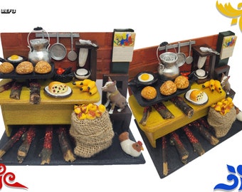 New Styles - Exquisite Handcrafted Colombian Miniature Kitchen