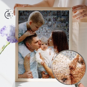 Photo Mosaic Art, Mosaic Art from Pictures, Photo Mosaic Art, Picture Mosaic, Custom Mosaic Art, Unique Gift Keepsake