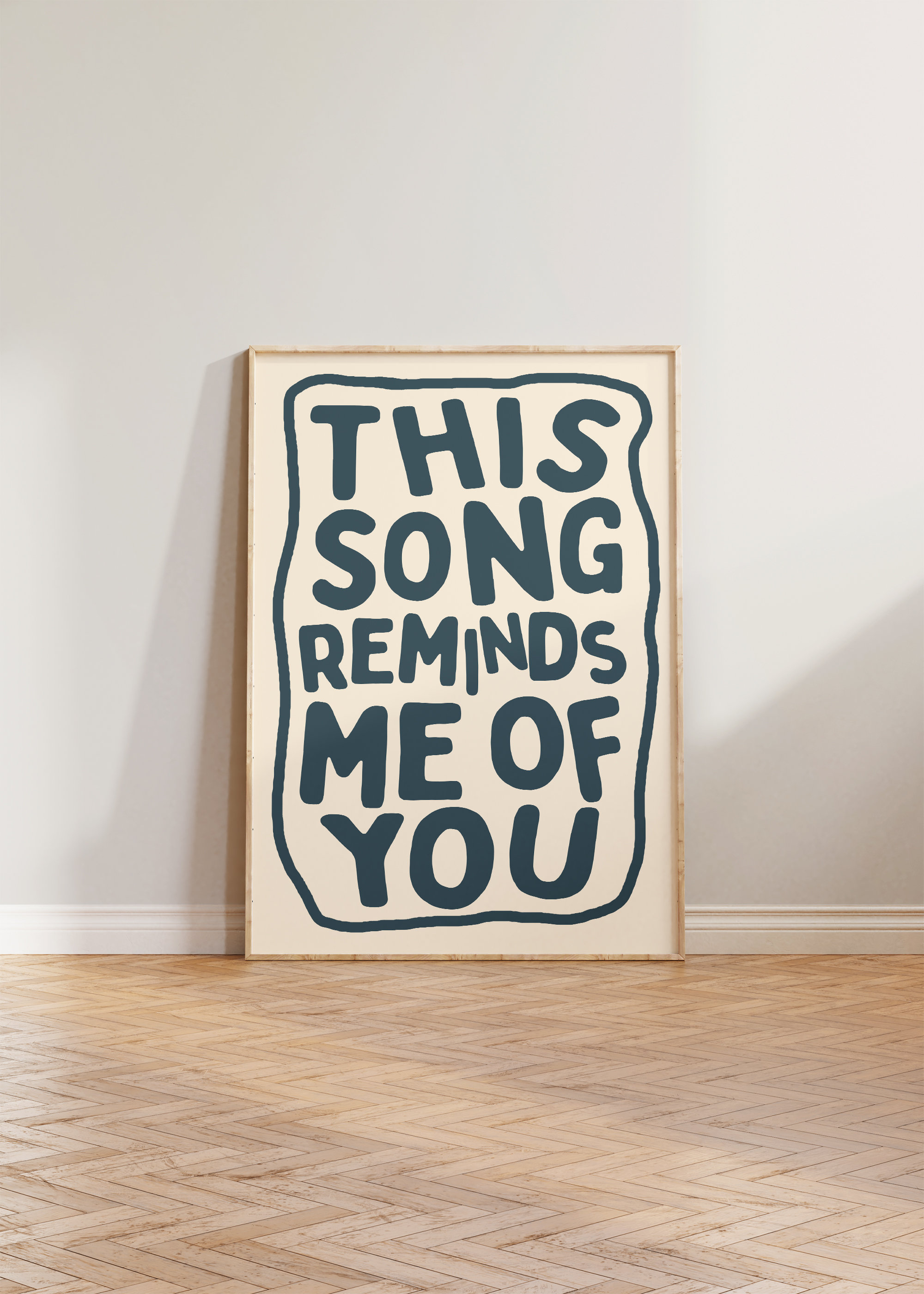 Music Poster Print, Living Room Wall Art, Colourful Prints, This Song ...