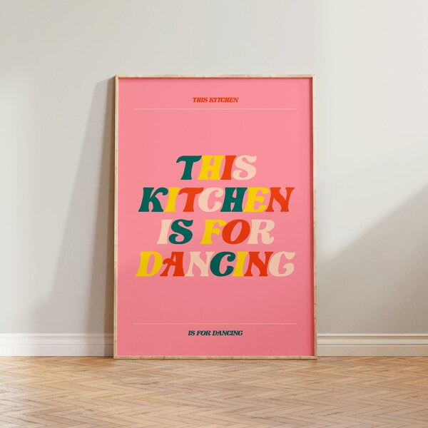 Kitchen Poster Etsy UK
