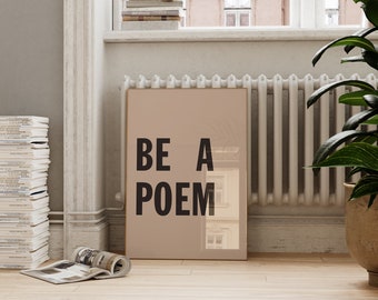 A poem to be read/ポスター Yoko Ono / A poem to be read with a magnifying glass